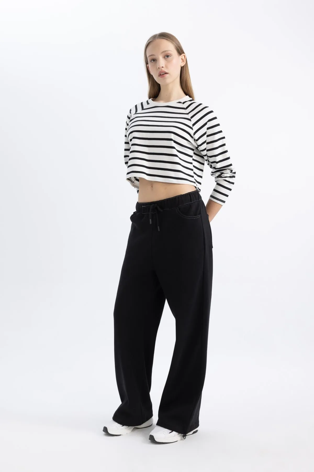 DeFacto  Jogginghose - Schwarz - Loose