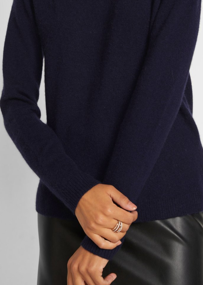 Wollpullover mit Good Cashmere Standard®-Anteil