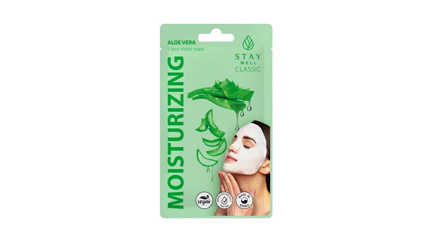 STAY Well Classic sheet mask - ALOE Moisturizing 22 g