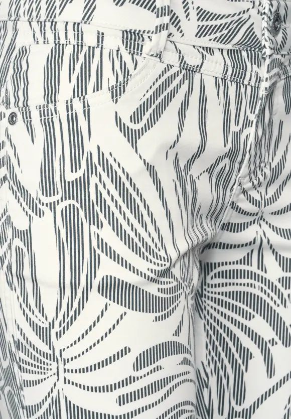 Street One Casual Fit Hose mit Print