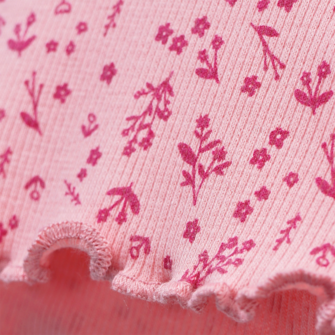 Baby Langarmshirt im Millefleur-Dessin