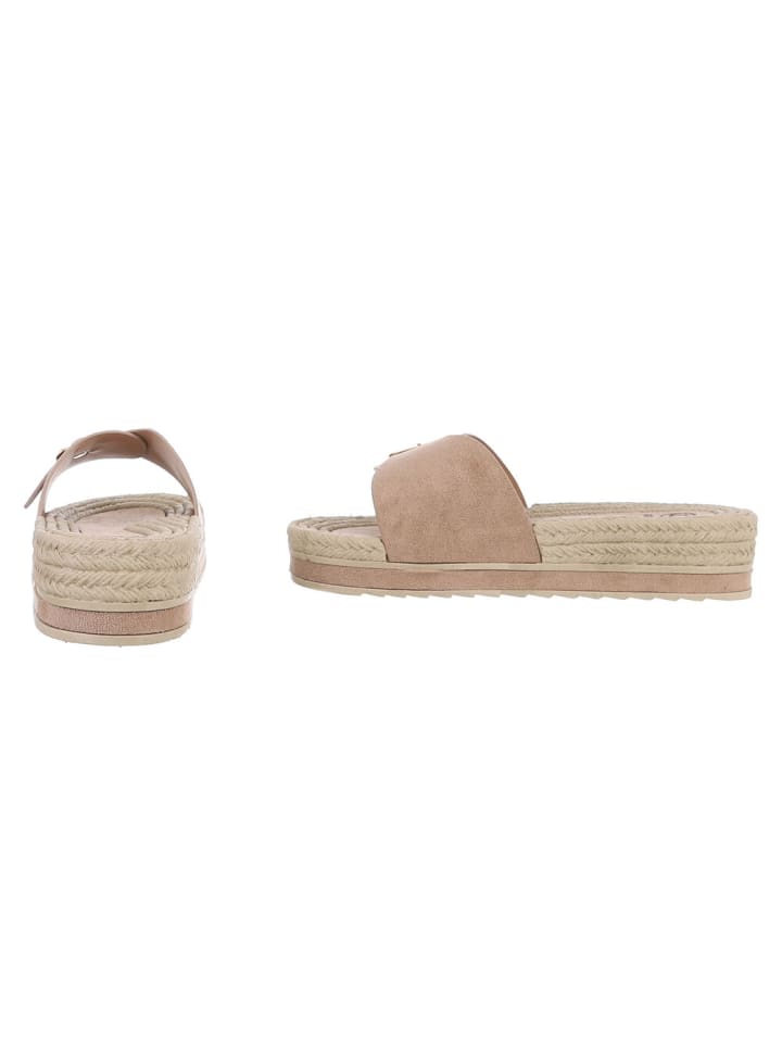 Ital-Design Sandale & Sandalette in Hellbraun günstig kaufen