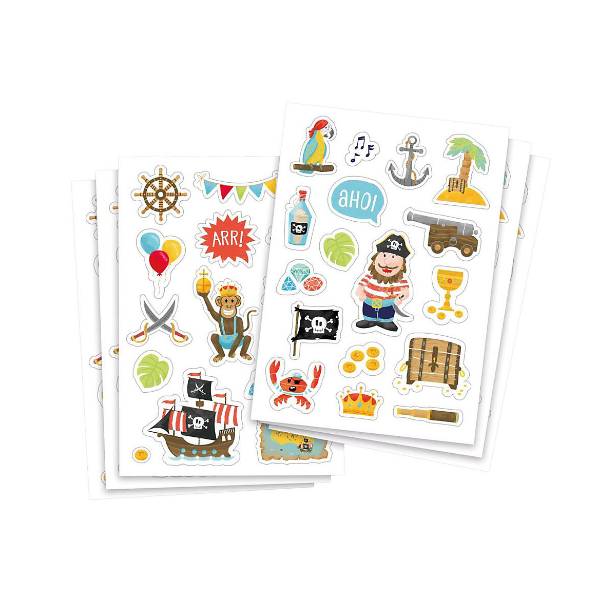 Sticker-Set Pirat