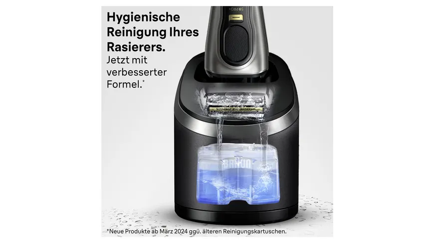 BRAUN 3-in-1 ShaverCare Reinigungskartuschen für Reinigungsstationen, 2er Pack