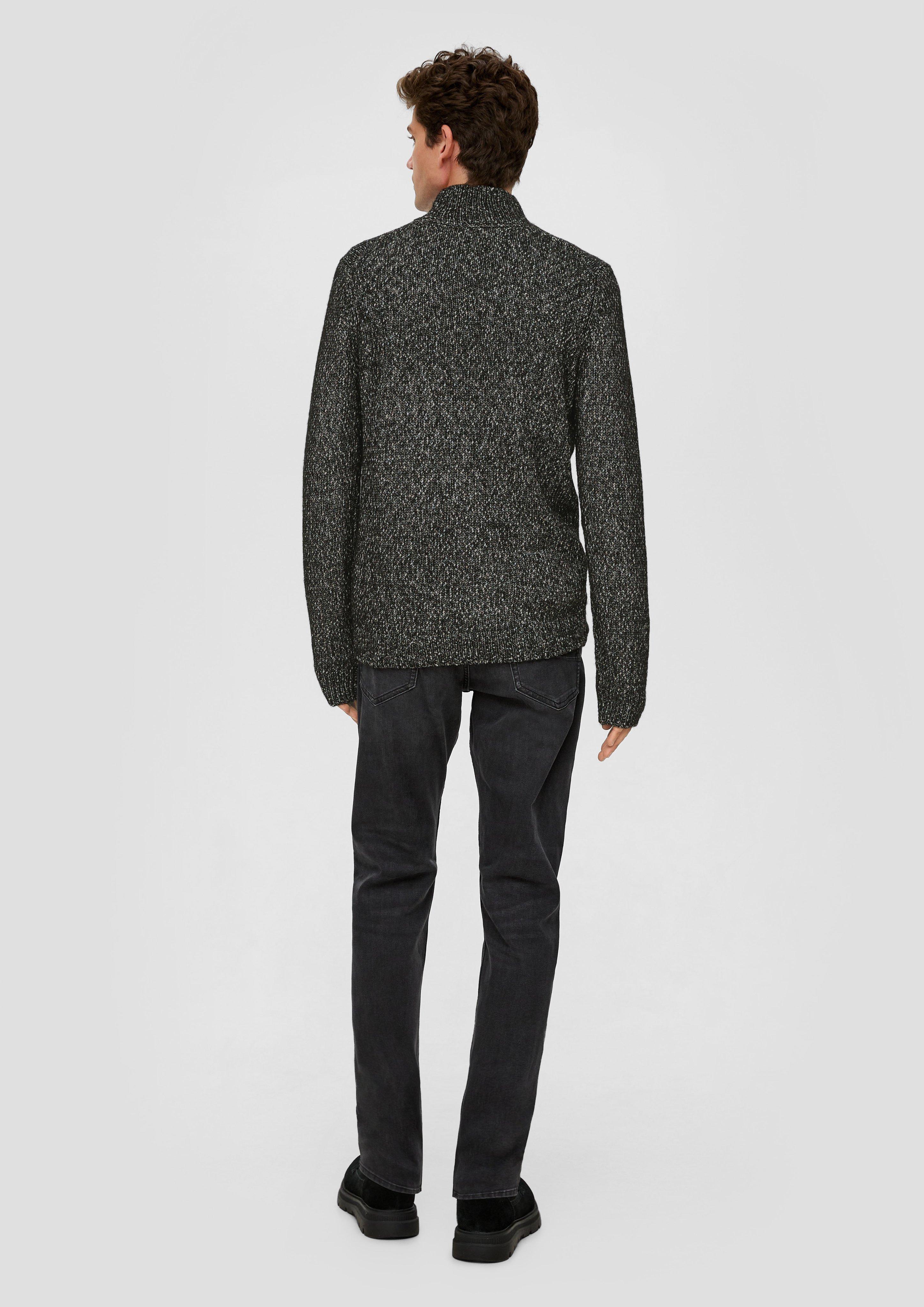 Strickpullover in melierter Optik  2124534-99X0