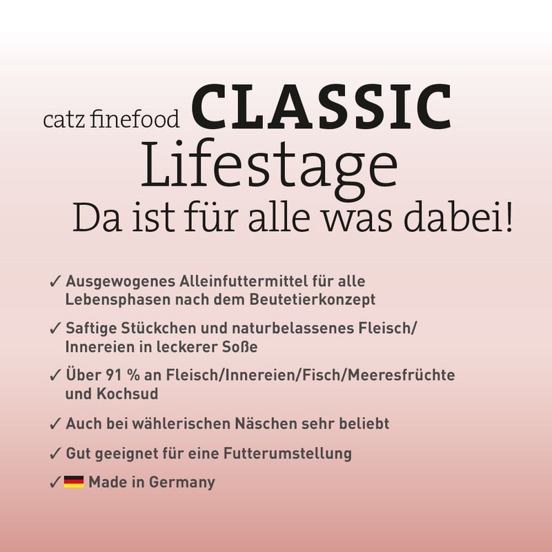 Sparpaket catz finefood 24 x 800 g zu TOP-Preisen