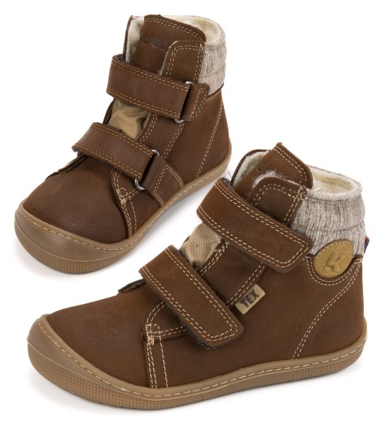 Koel bare ~ Dean 2.0 HighCut Klettschuh Winter + Tex ~ Chocolate