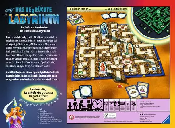 Das verrückte Labyrinth Glow in the Dark - Spiel ab 7 Jahren