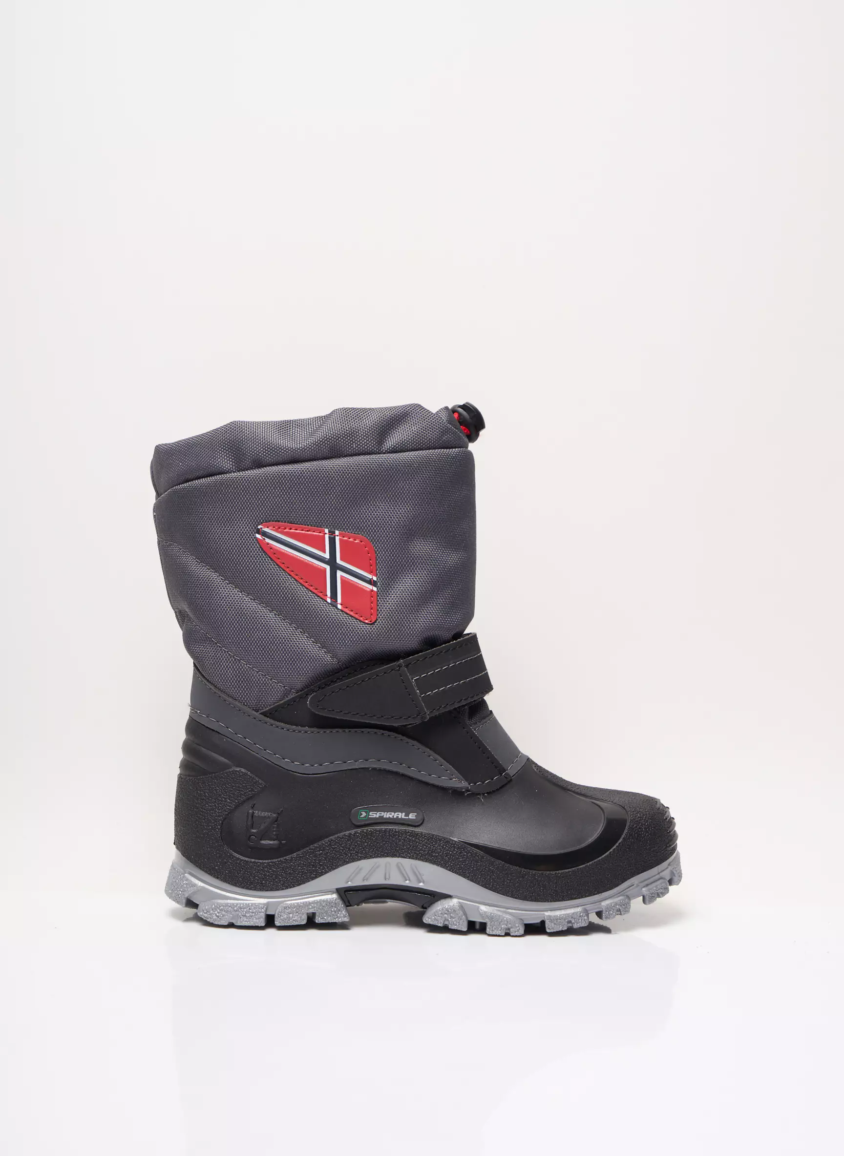 Spirale Bottines Garcon couleur gris