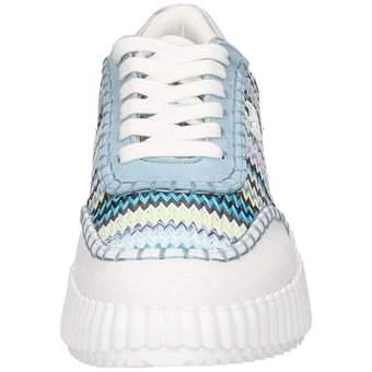 La Strada Plateau Sneaker in blau