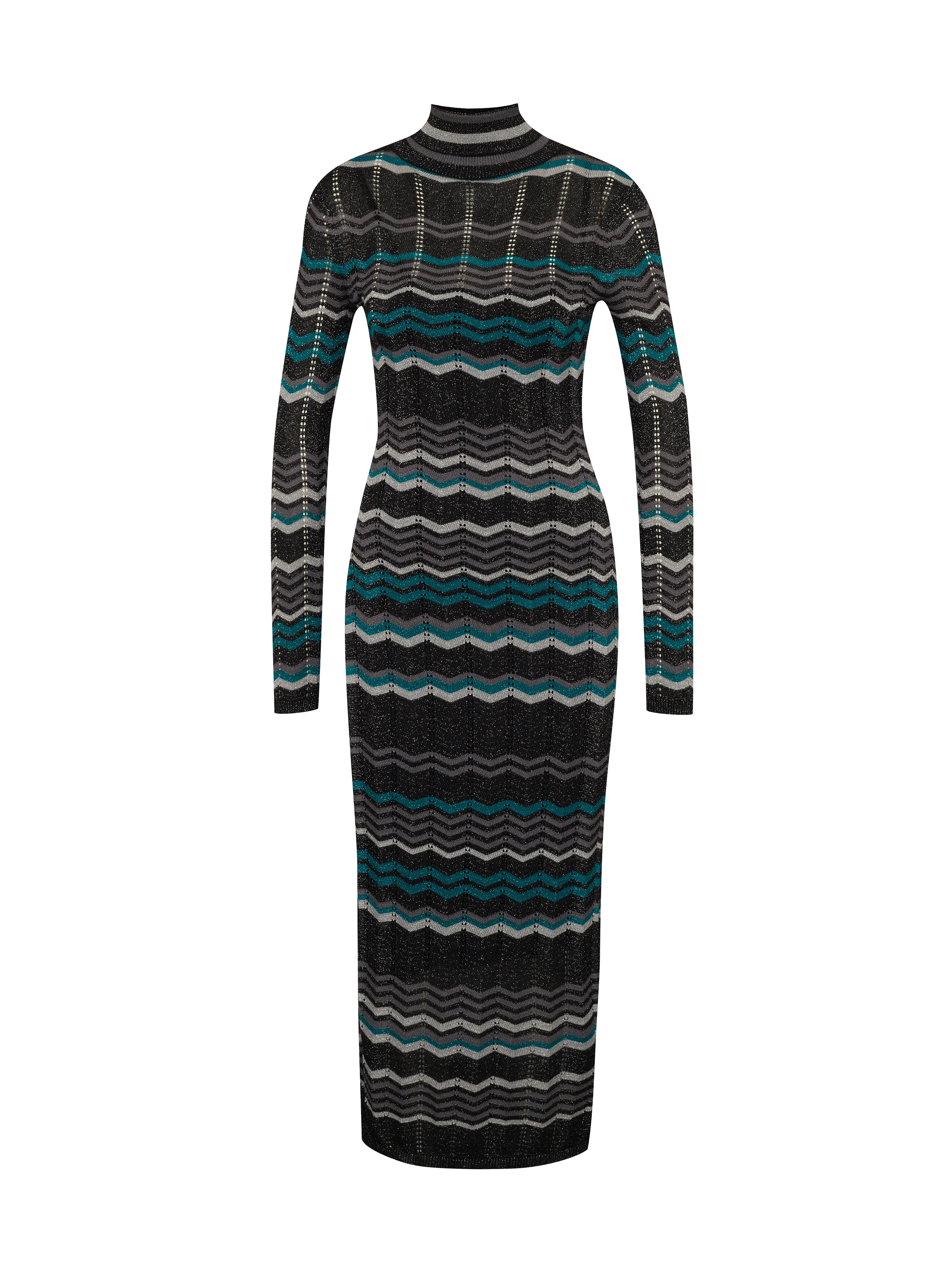 Schwarzes Damen-Midikleid ORSAY