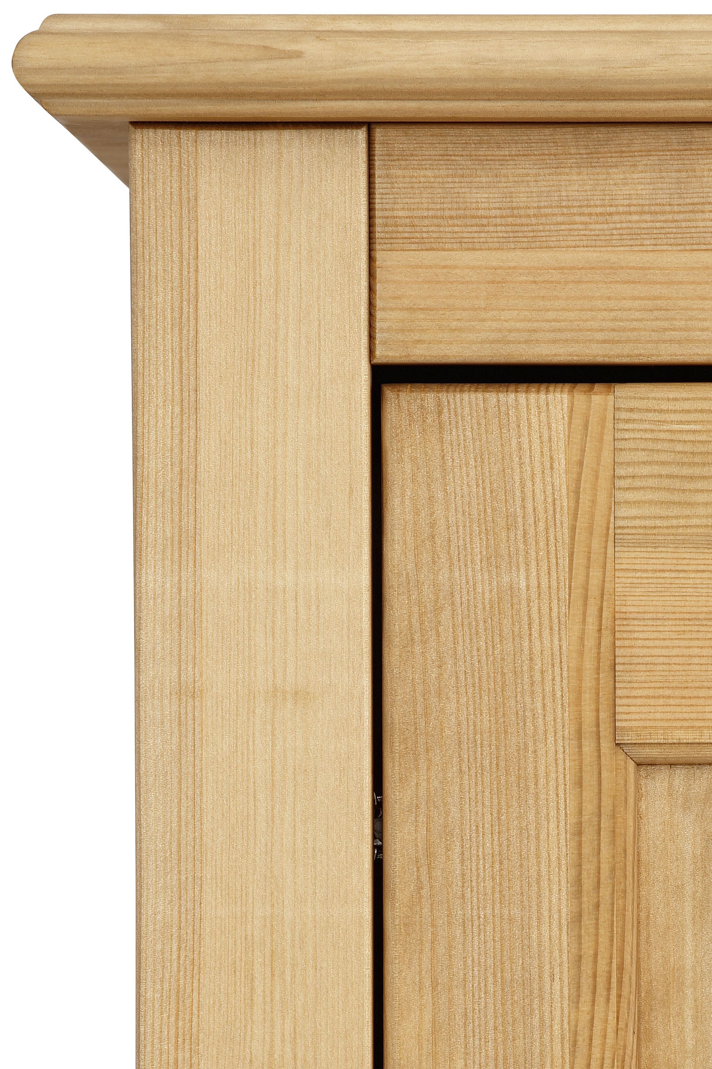 Home affaire Wäscheschrank Rauna aus massiver Kiefer