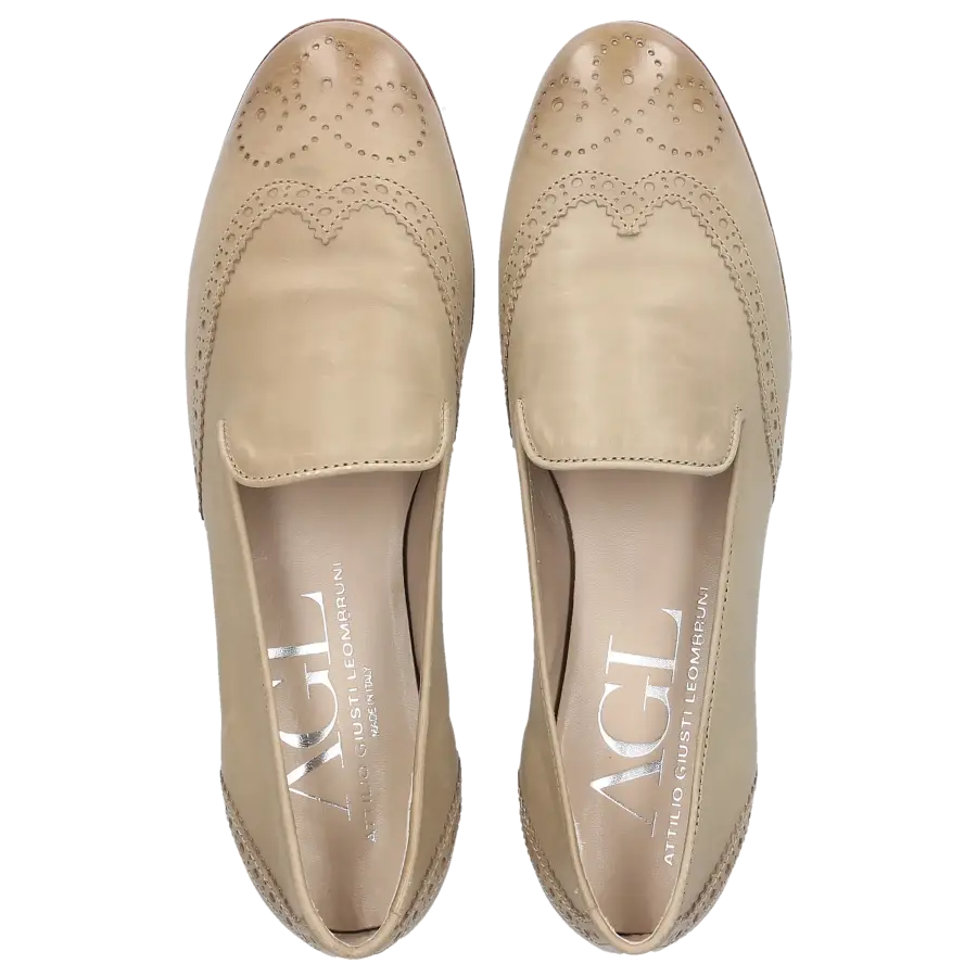 AGL Attilio Giusti Leombruni - Loafer D714032 Kalbsleder - grau