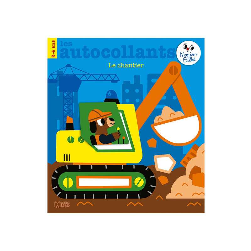 Livre Autocollants le chantier - Lito