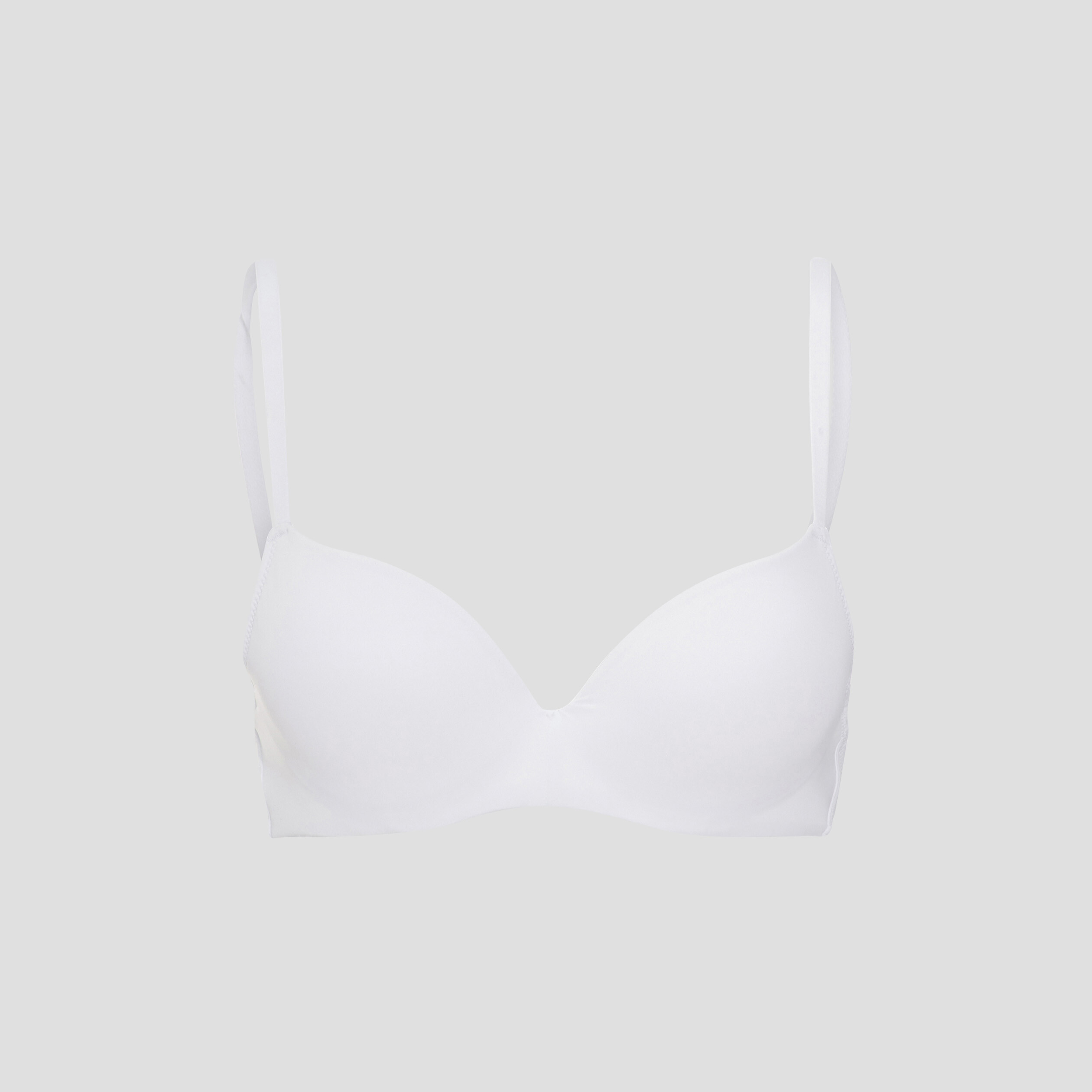 Soutien-gorge push-up microfibre blanc femme | La Halle