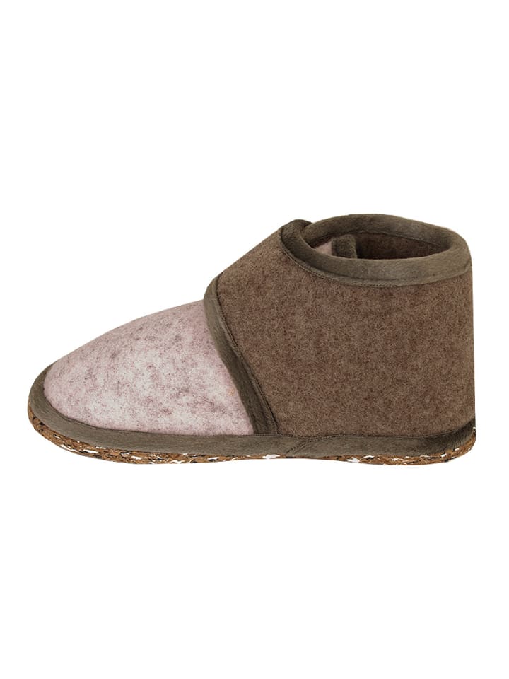 Adelheid Kinderpantoffeln rosa in Beige günstig kaufen