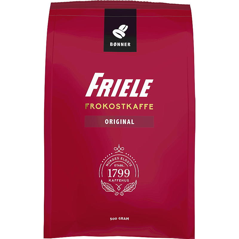Friele Hele bønner Friele 500 g, frokostkaffe