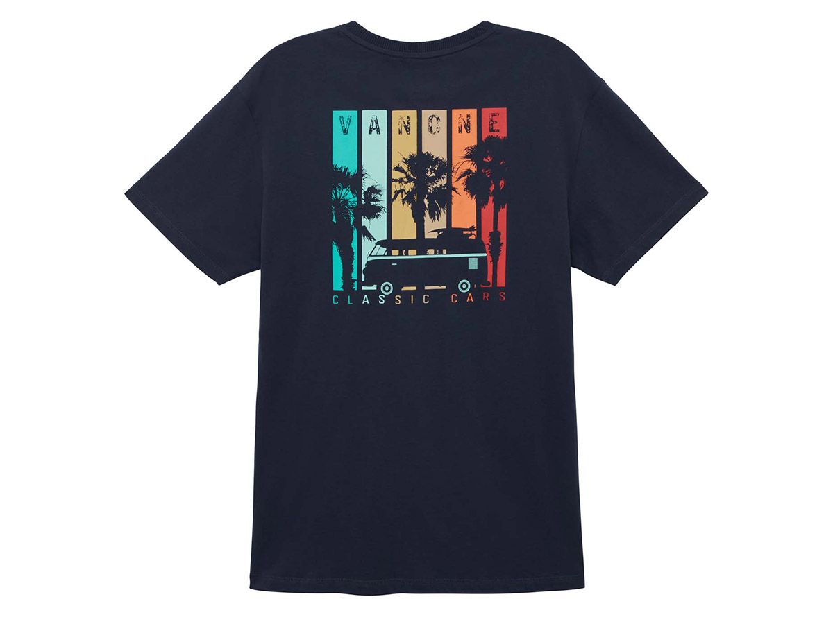 Van One Retrostripes Navy/Multi Herren T-Shirt