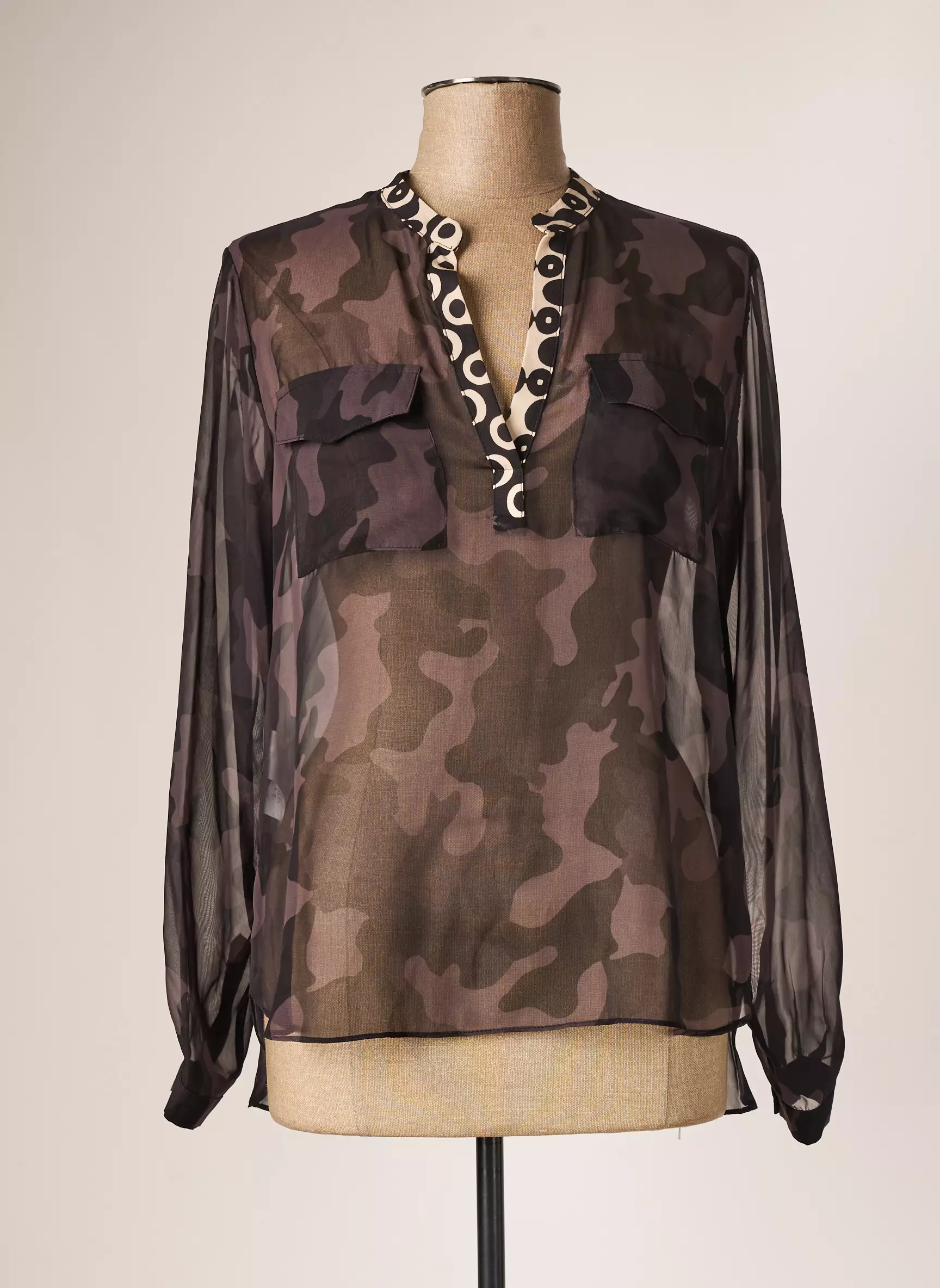 Ahimaria Blouses Femme couleur noir