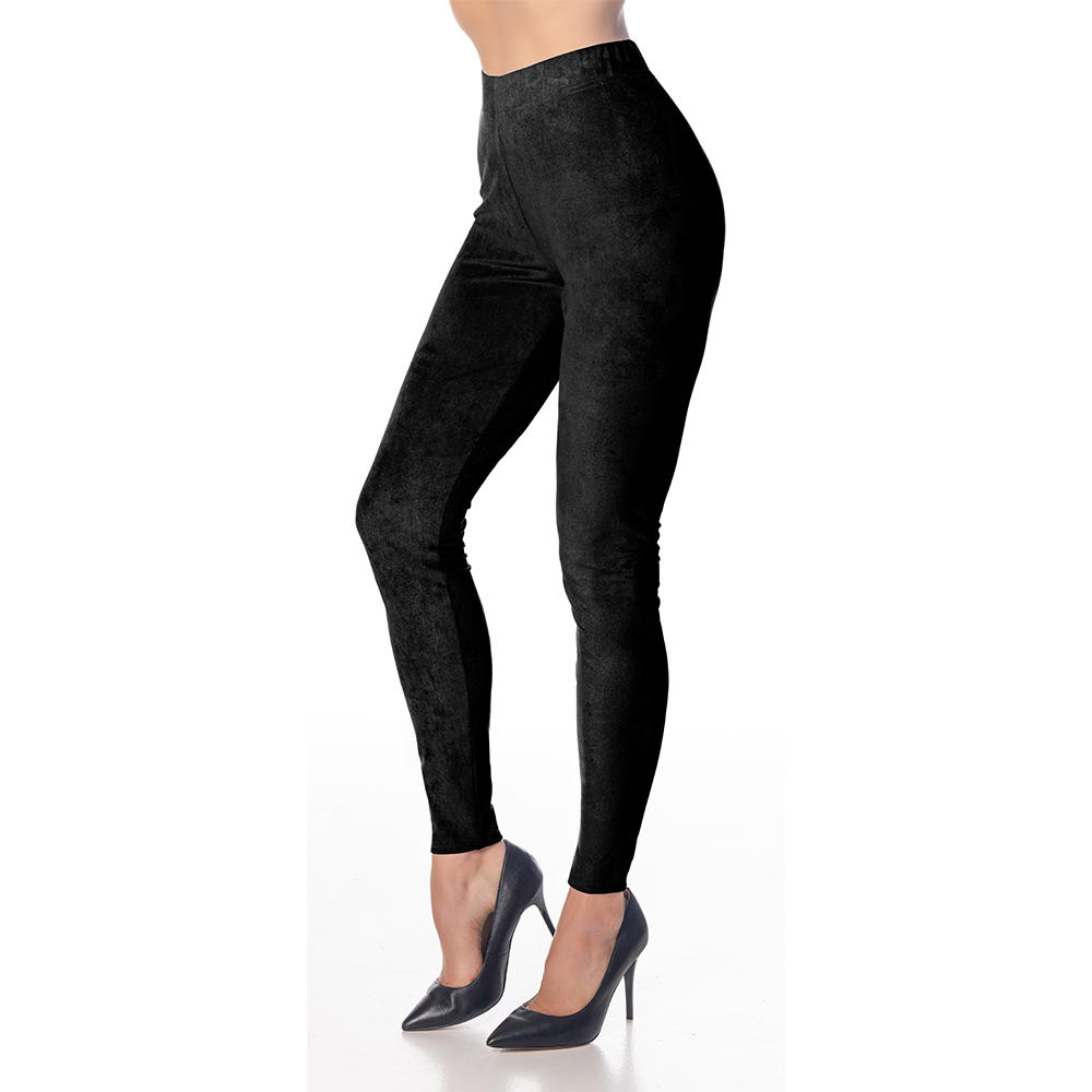ElleNor Leggings in Wildleder-Optik