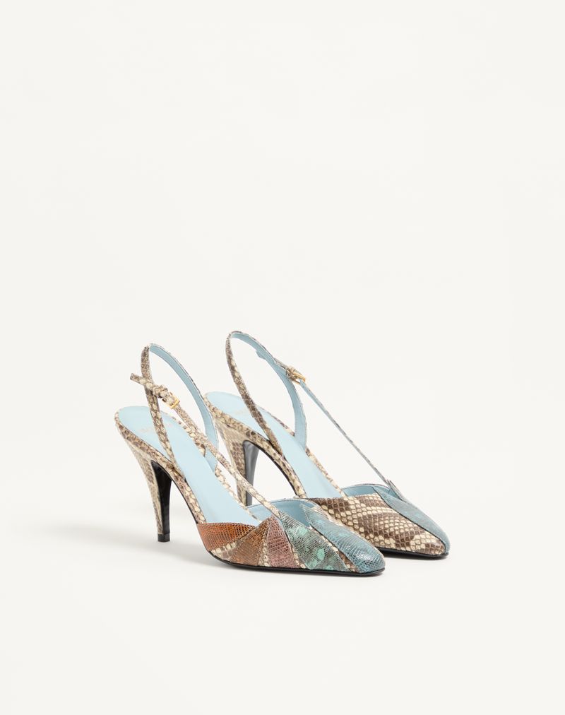 Foliefoliage Python Slingback Pump 90mm
