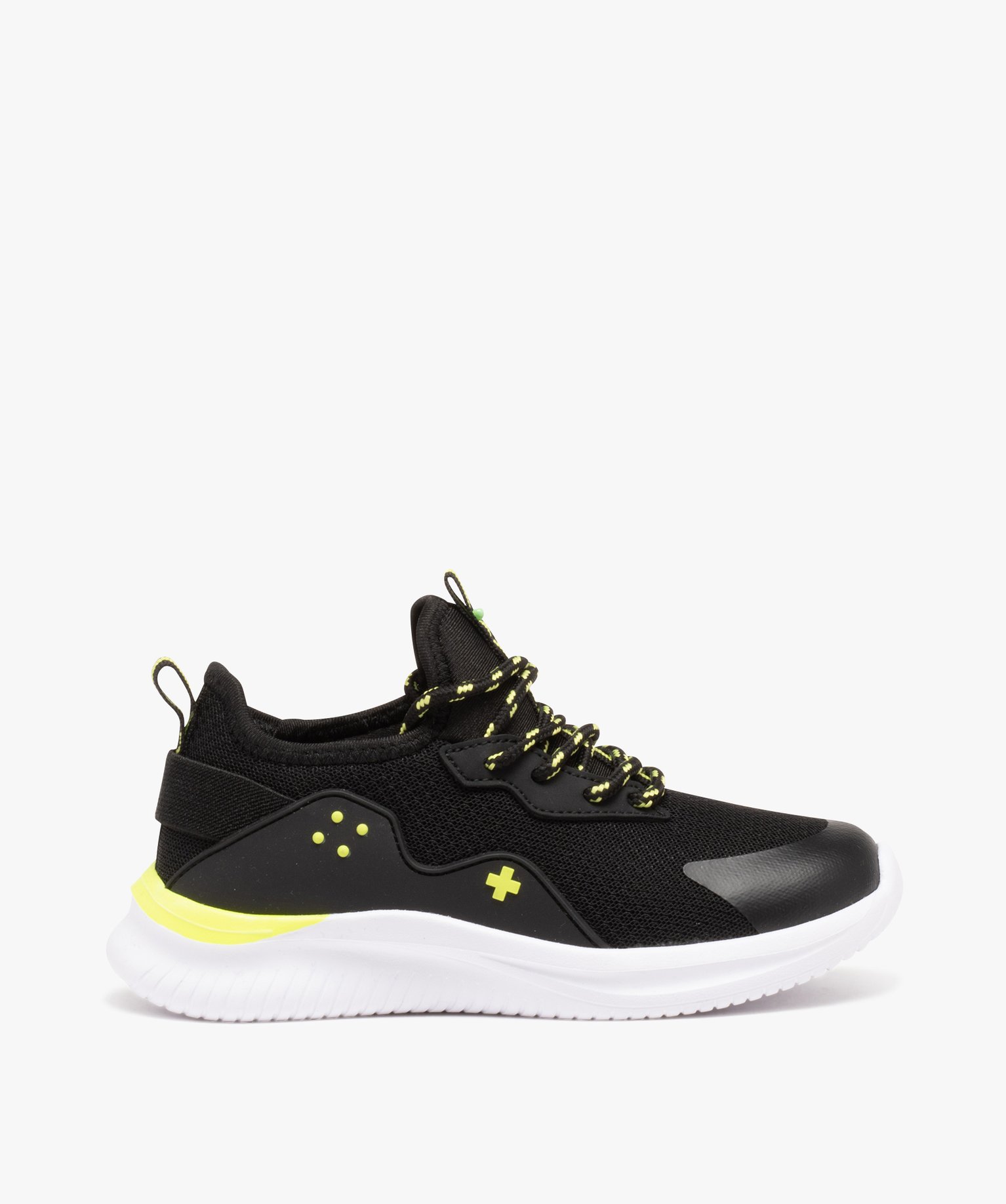 Baskets running légères en mesh Garçon noir | GEMO