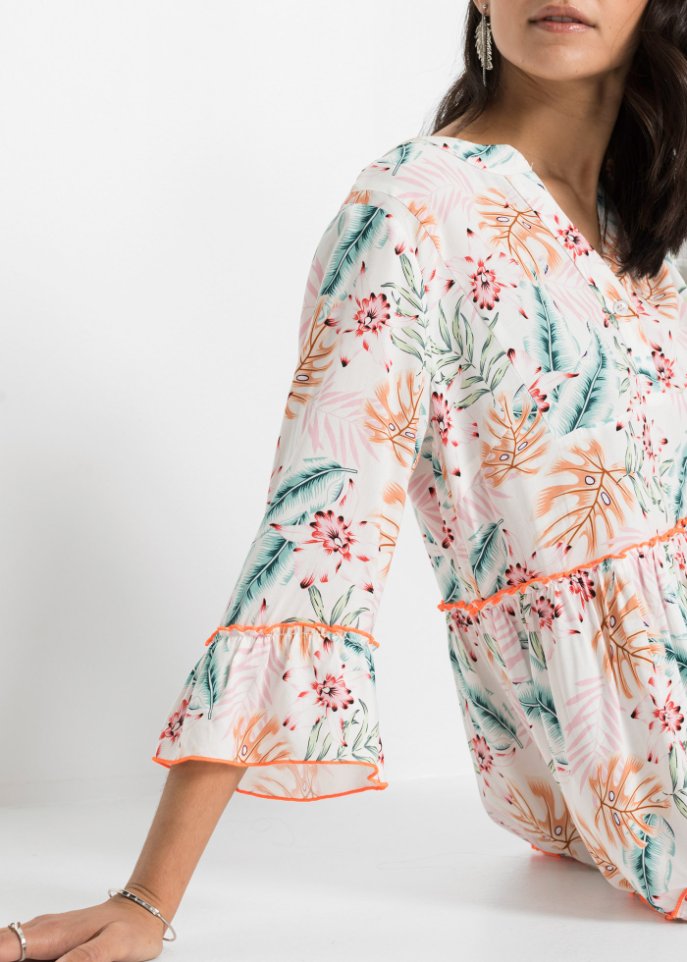 Bedrucktes Tunika-Kleid
