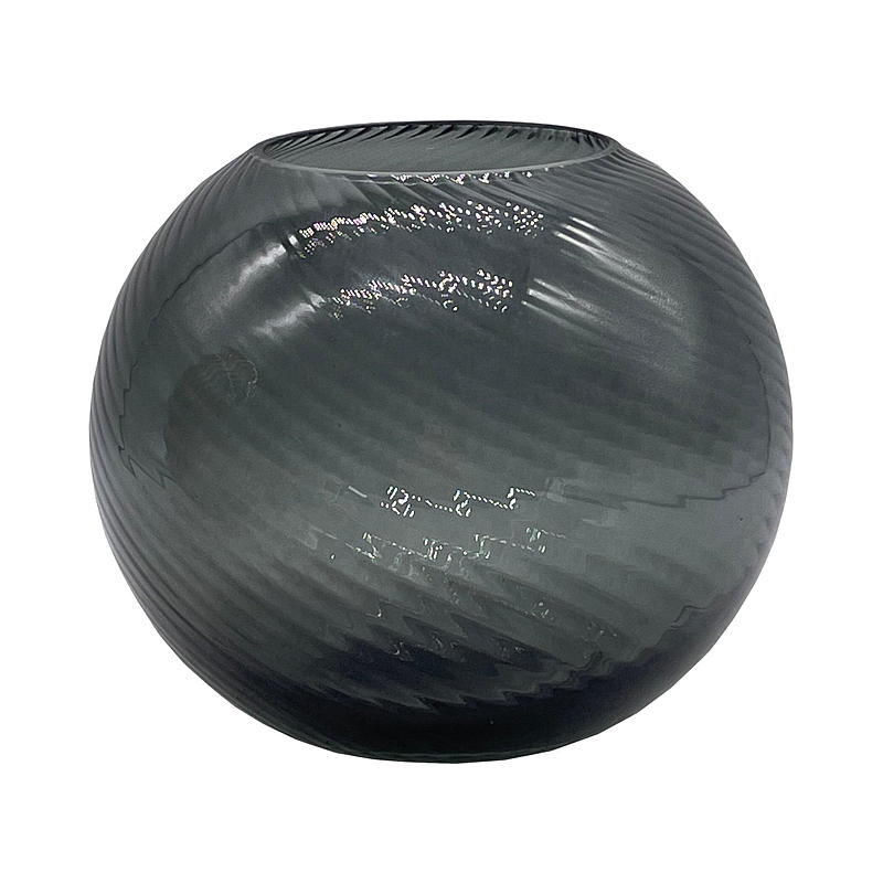 Home Vase/lyshholder 15x13 cm glass Twist