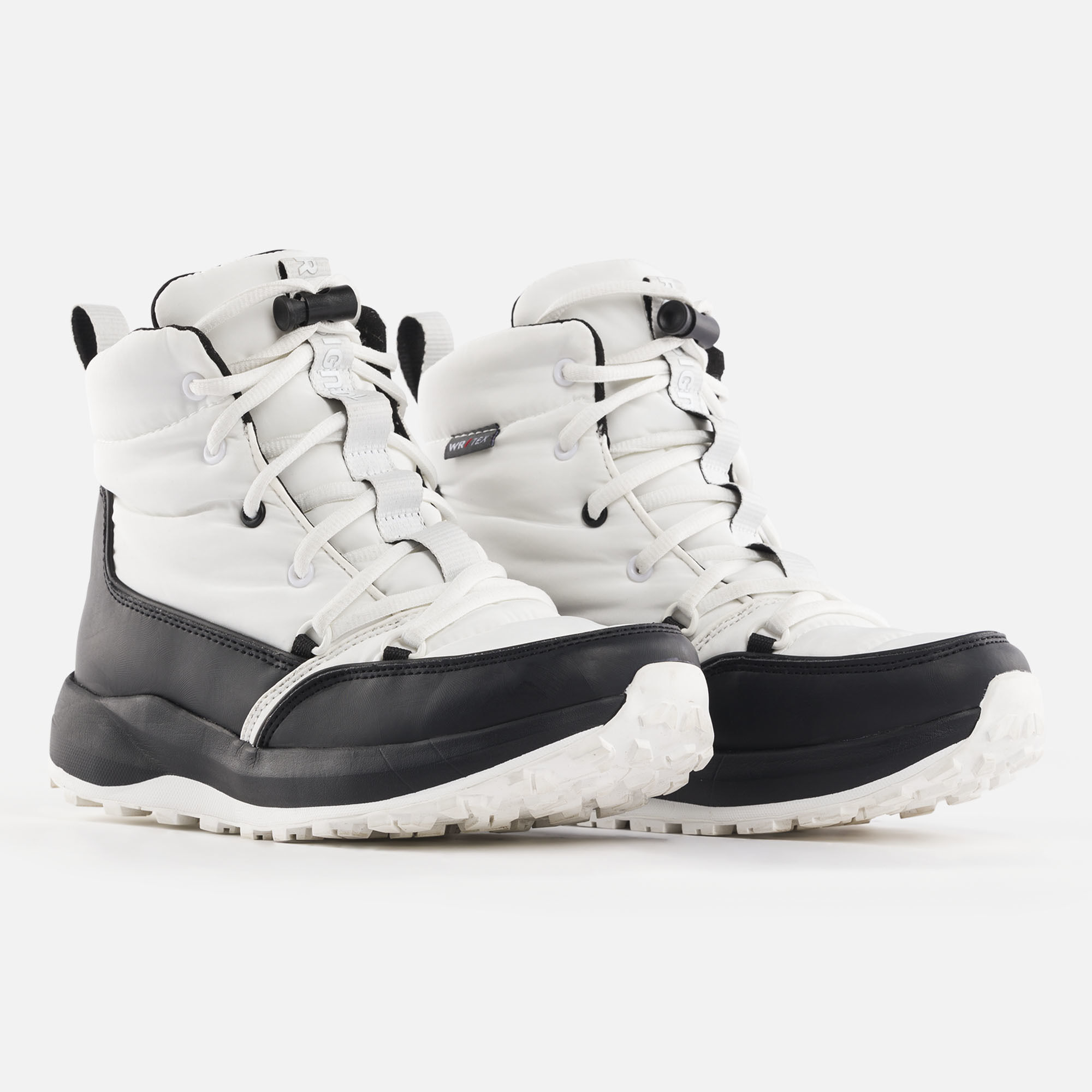 Bottines après-ski unisexe Podium noires et blanc