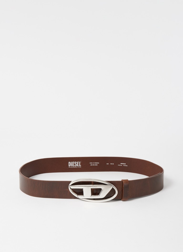 Ceinture en cuir Diesel B-1DR avec logo