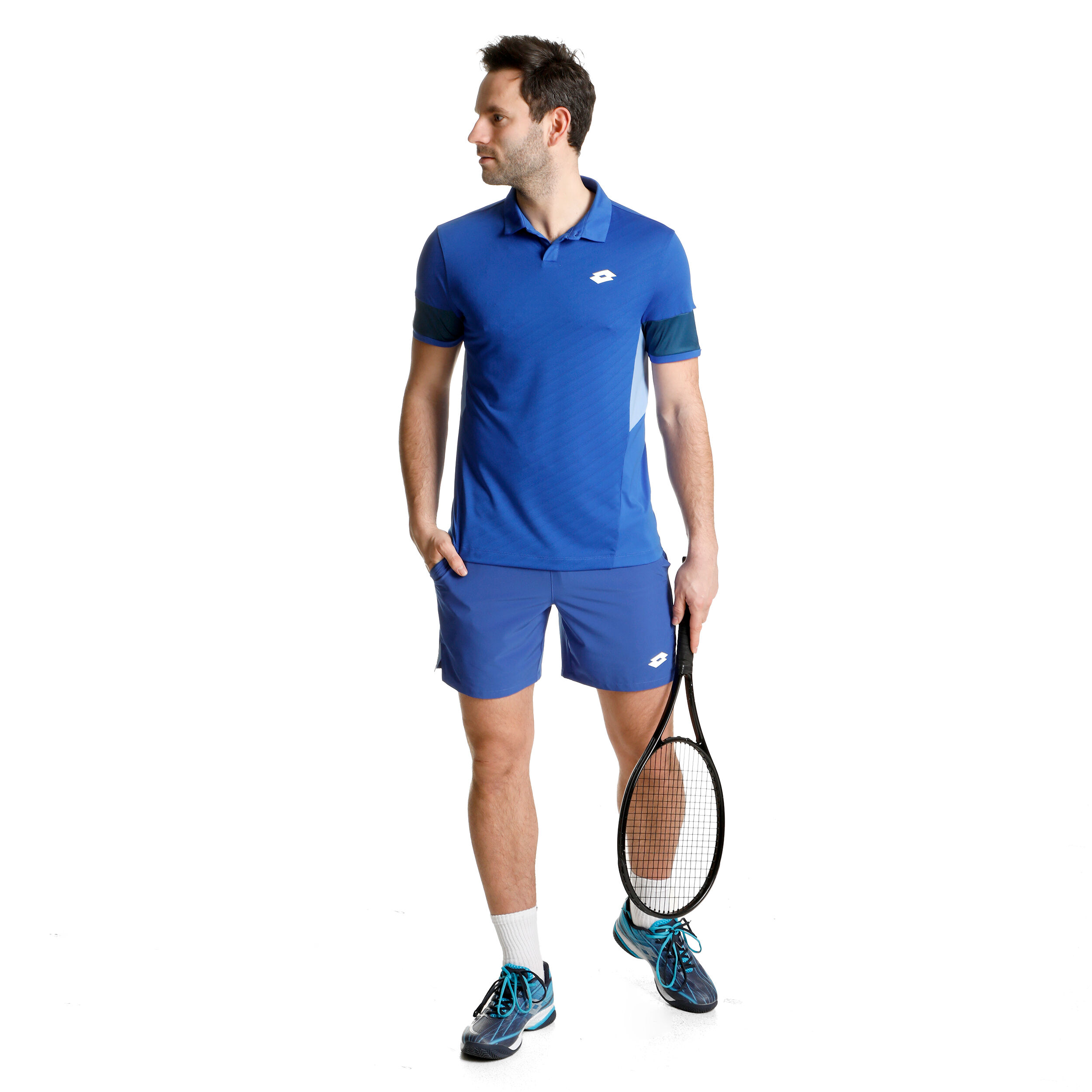 Tech 1 D1 Polo Herren - Blau