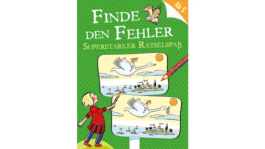 Finde den Fehler. Superstarker Rätselspaß