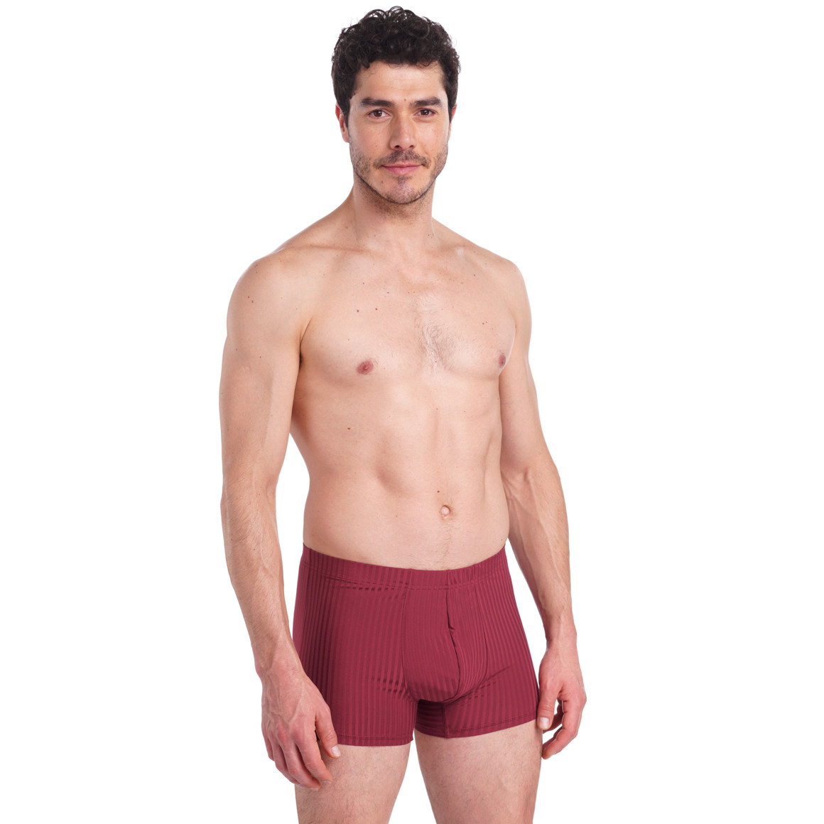 Herren Mikrofasershorts mit Streifen