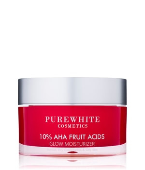 Pure White Cosmetics 10% AHA Fruit Acids Glow Moisturizer Gesichtscreme-50 ml