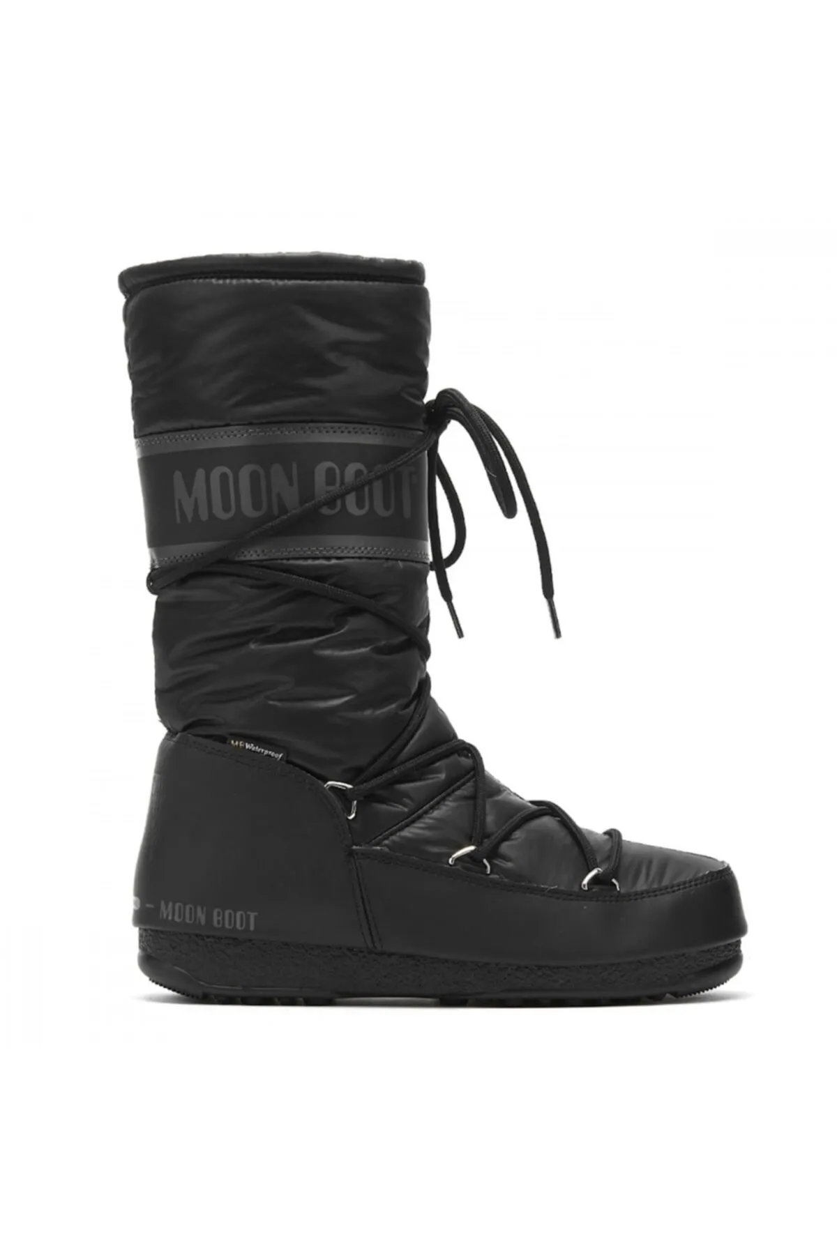 MOON BOOT  Schwarze lange Schnürstiefeletten für Damen24009100001