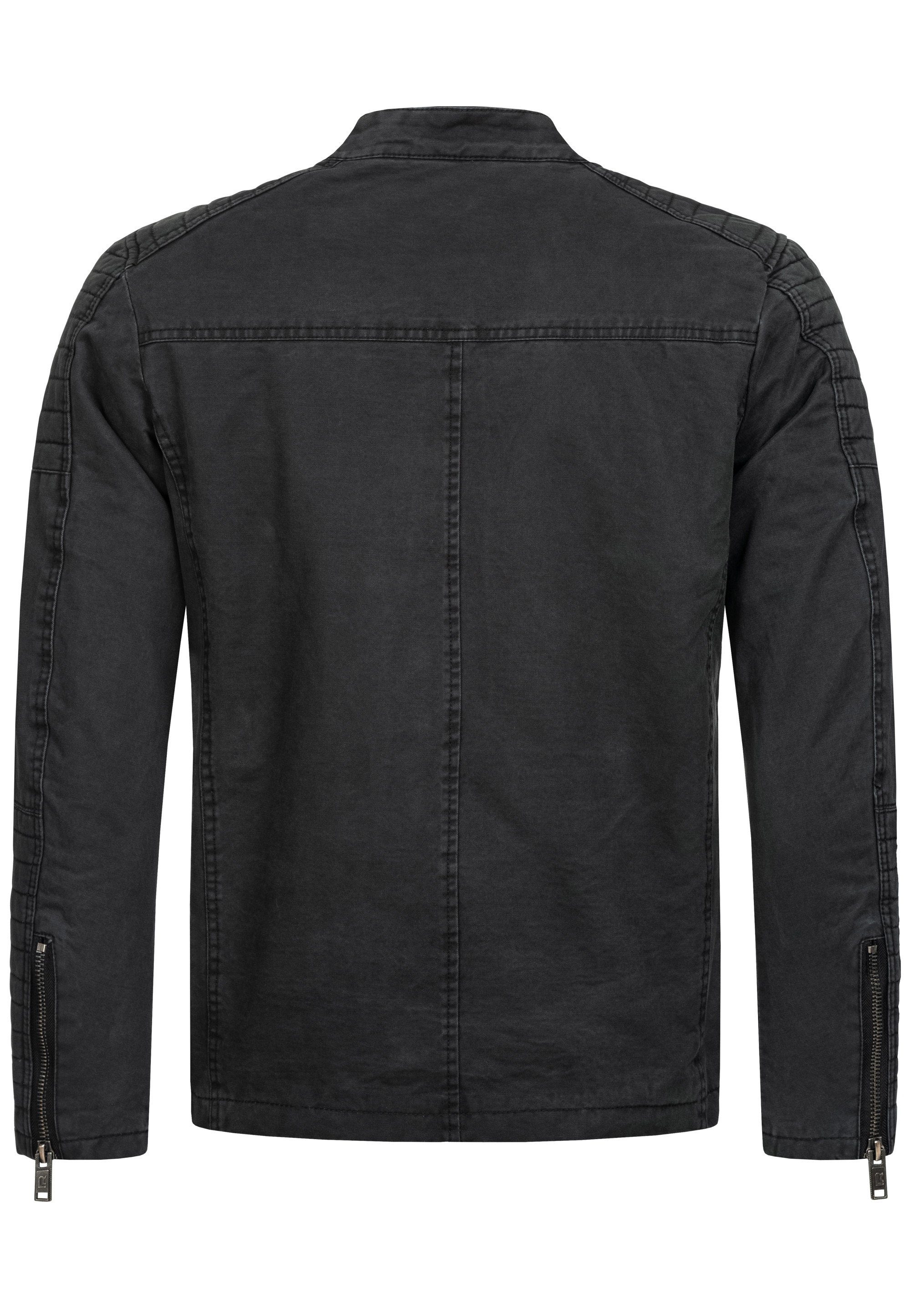RedBridge Outdoorjacke Des Moines im Bikerlook