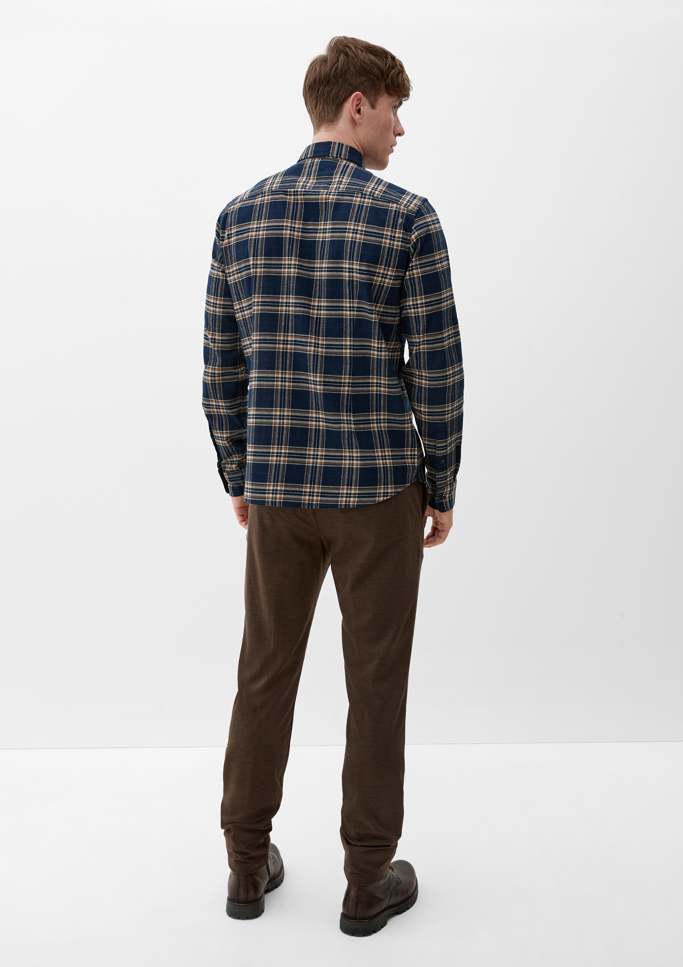 Slim: Langarmhemd aus Twill  2123400-58N1