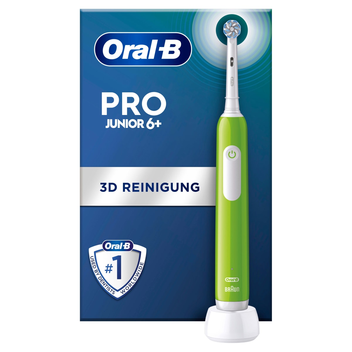 Elektrische Zahnbürste Kinder PRO Junior Green, ab 6 Jahren, 1 St