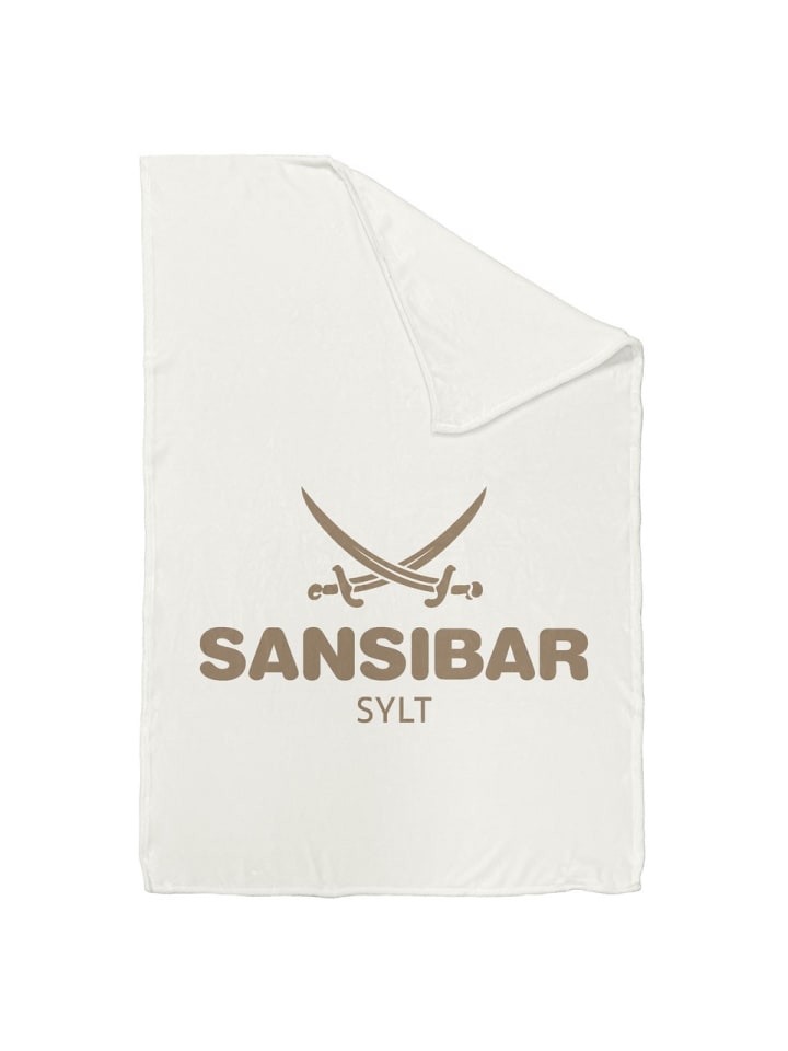 Sansibar Heimdecke Fleecedecke in Offwhite/Taupe günstig kaufen 150x200 cm