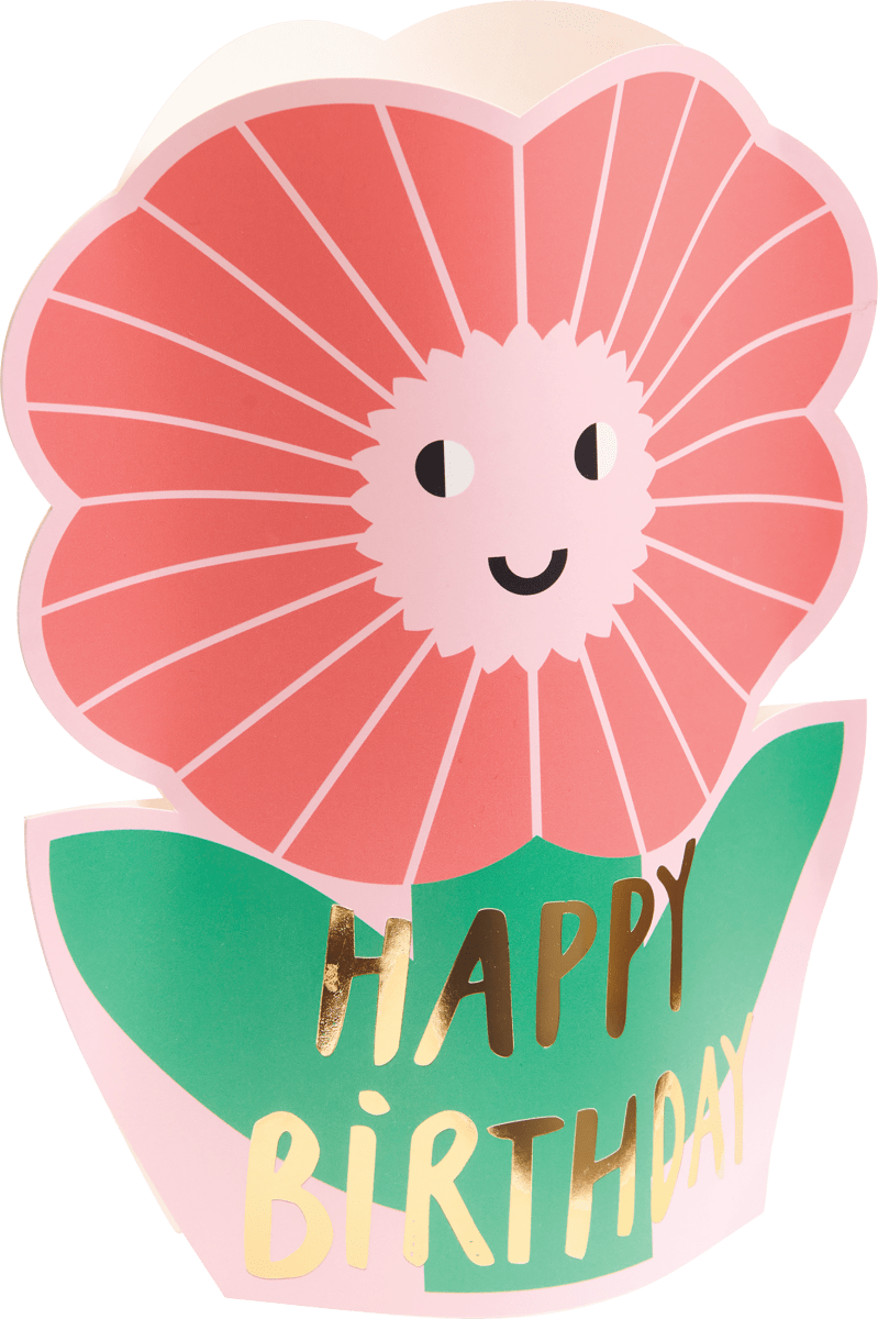 Cover aus Papier für Vasen \Happy Birthday\