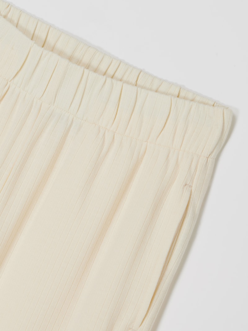 Schlupfhose mit Rippenstruktur Modell 'Paula' in beige