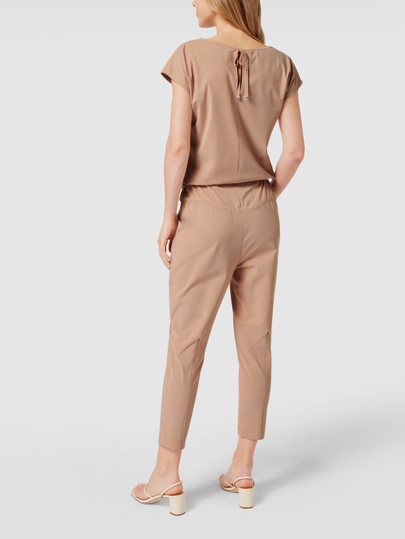 Jumpsuit mit seitlichen Eingrifftaschen Modell GIRA JUMPY in beige