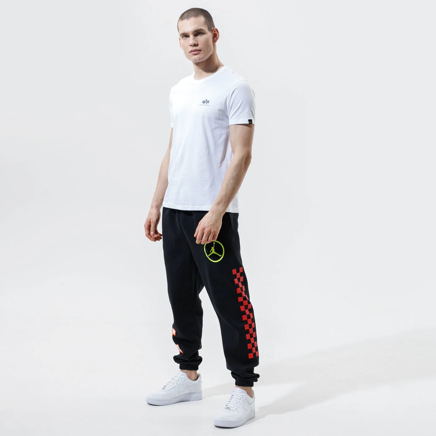 ALPHA INDUSTRIES T-SHIRT BASIC T SMALL LOGO Weiß