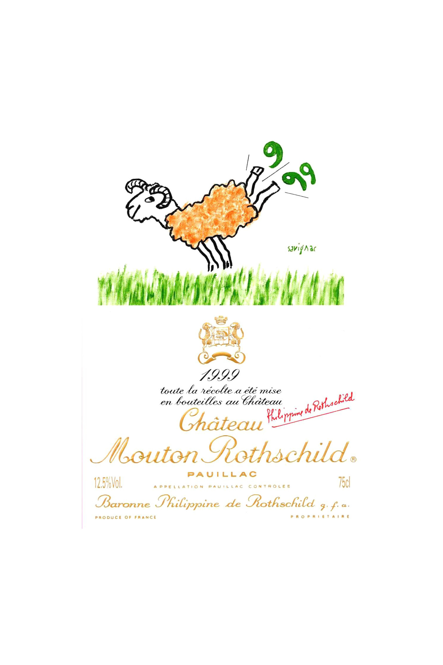 Château Mouton Rothschild 1999, Pauillac