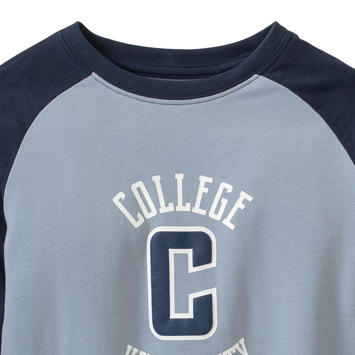 Jungen Langarmshirt im College-Style