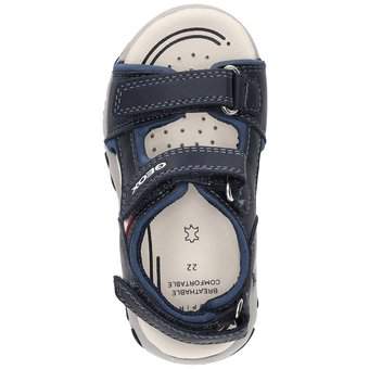 Geox B Flaffee Boy Sandale in blau