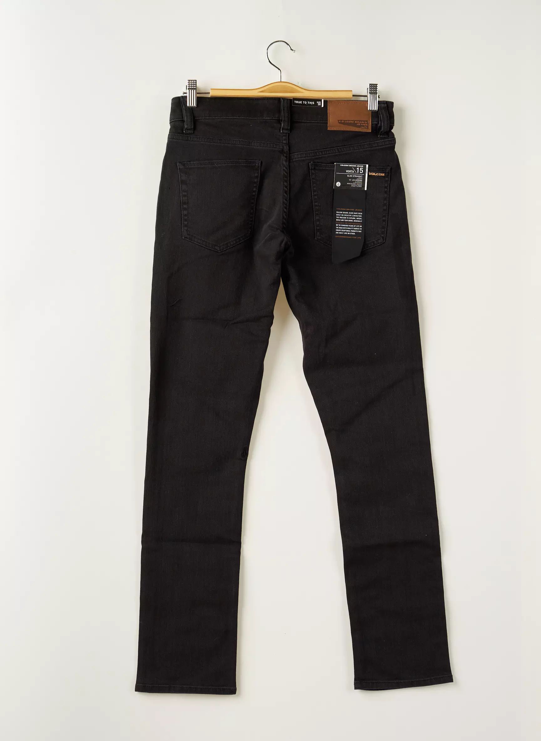 Volcom Jeans Skinny Homme couleur noir