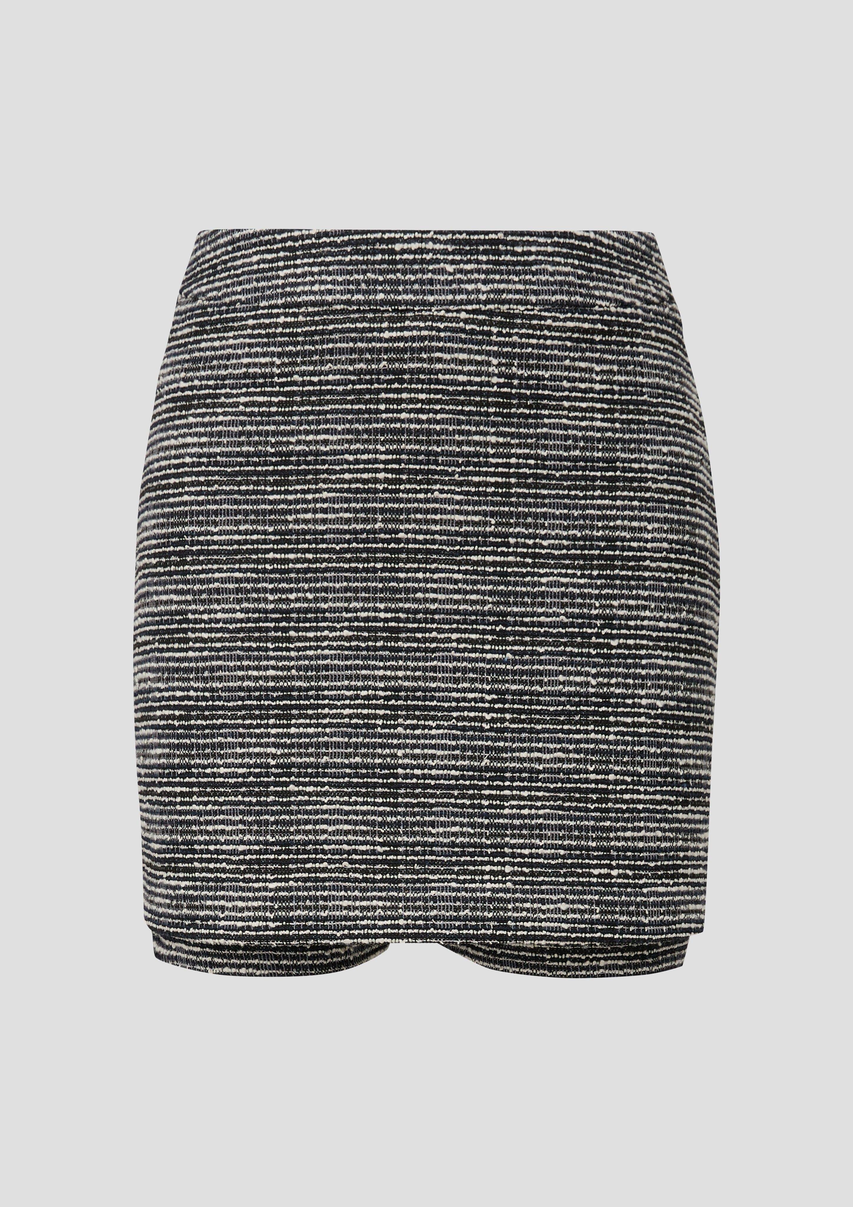 s.Oliver Minirock Hosenrock aus Bouclé