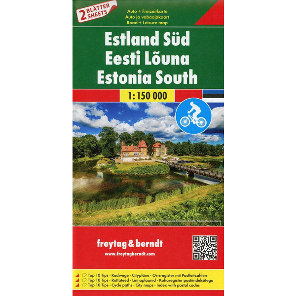 Estland Nord und Süd, Autokarten Set 1:150.000 - Straßenkarte