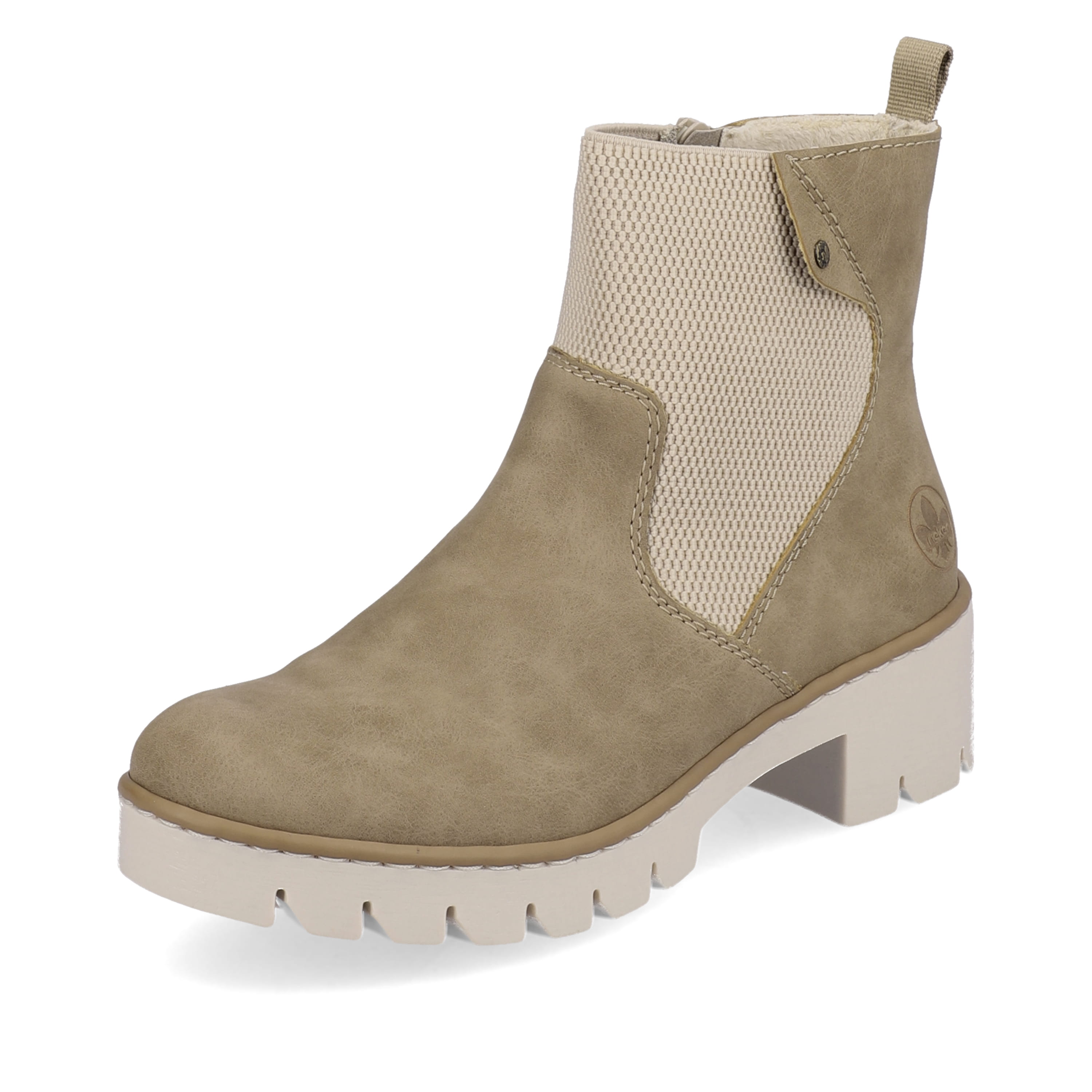 Rieker Damen Chelsea Boots beigebraun